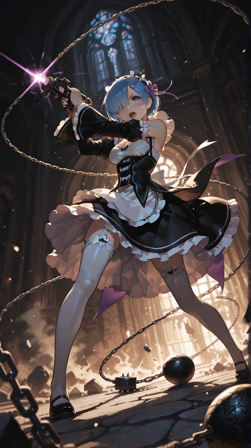 [(white background:1.5)::5], (bottle bottom:0.9), Nier Automata character 2B, mid shot, full body,((blindfold, black blindfold:1.1)),silver short hair,(black split dress),Black knee-length pantyhose,Black shoes,long legs,classroom, posing like a model, Beautiful and graceful features, dreamy and fantastical atmosphere, sea waves, water splashes, sky, light particles, butterflies, night, 1girl, 