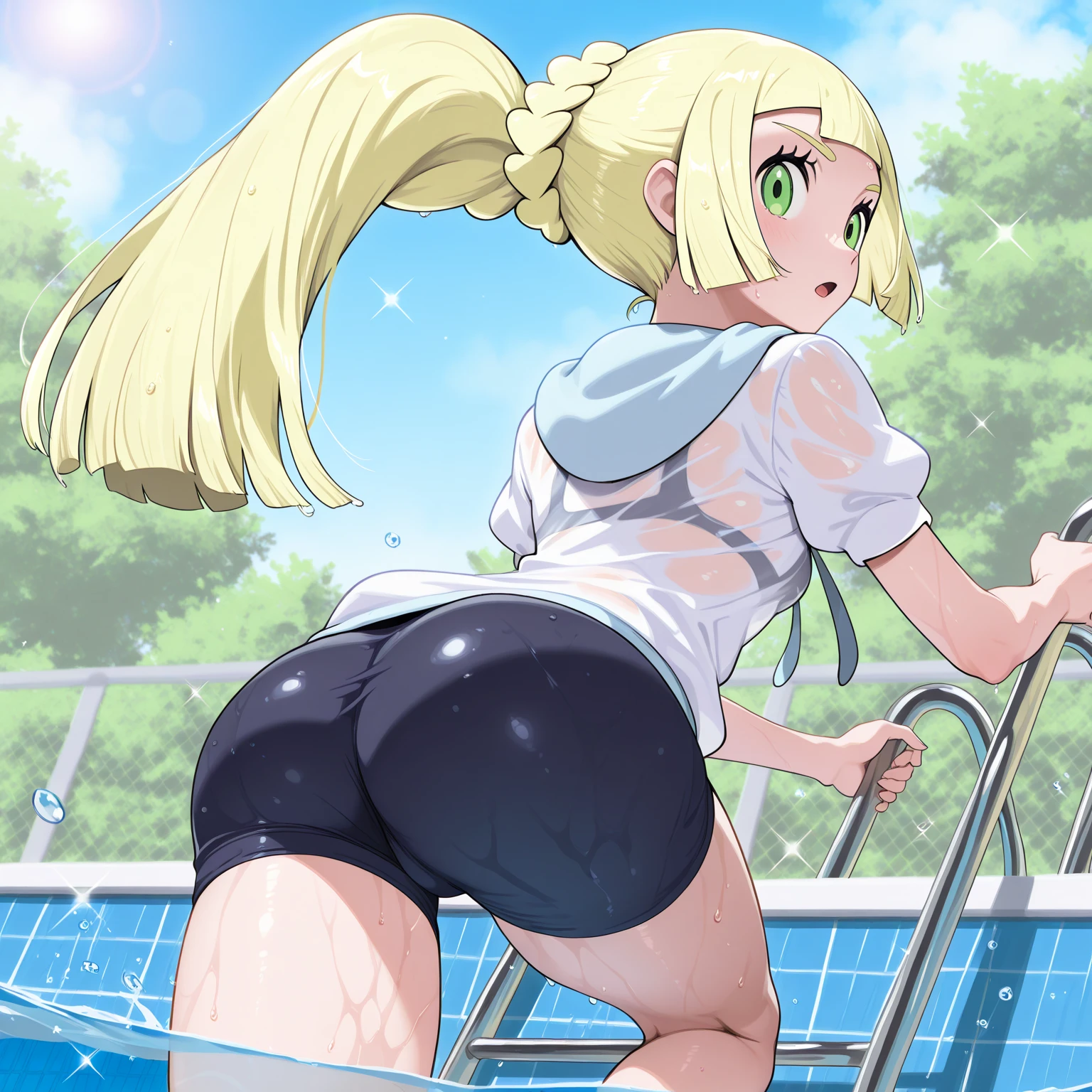 Men holding penises and surrounding a girl、Teasing Smile、、From the penis、、女の子のためのBukkake、Thick thighs crowded together、 8-year-old、Small breasts、Low length、Young Face、Pink Dress、Navy blue school swimsuit、、Mesugaki Smiles、In the park during the day、Bukkake、Mouthful of cum、Big Breasts、Squatting with legs apart