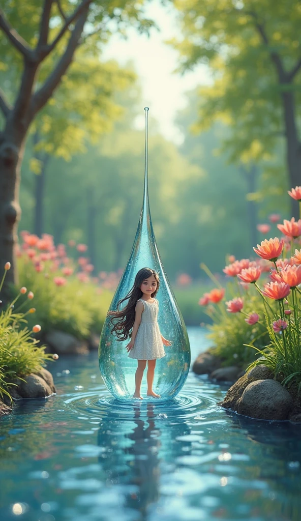 ExtremelyDetailed(ProfessionalPhoto of Girl Floating in the Sky:1.37), 280th floor infinity pool,The tallest building in the urban forest, {Around bonsai|Luo Han Song|coconut palms|tulips|Rose flower}, (Masterpiece 8K TopQuality:1.2), ExtremelyDetailed KAWAII face Eyes BREAK Detailed impeccable Radiant PearlSkin with Transparency (Skinny SchoolSwimwear:1.28) beautiful graceful {HiddenHand|Corrected BabyLikeHand} (Whole Body Proportions and all limbs are Anatomically Accurate), Full of Flowers