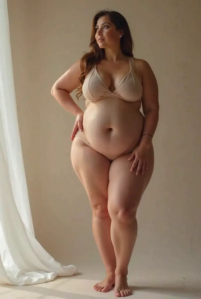 Sfw, Fatter belly, Voluptuous, Curvaceous, (((growing a fat belly pooch pouch)))
