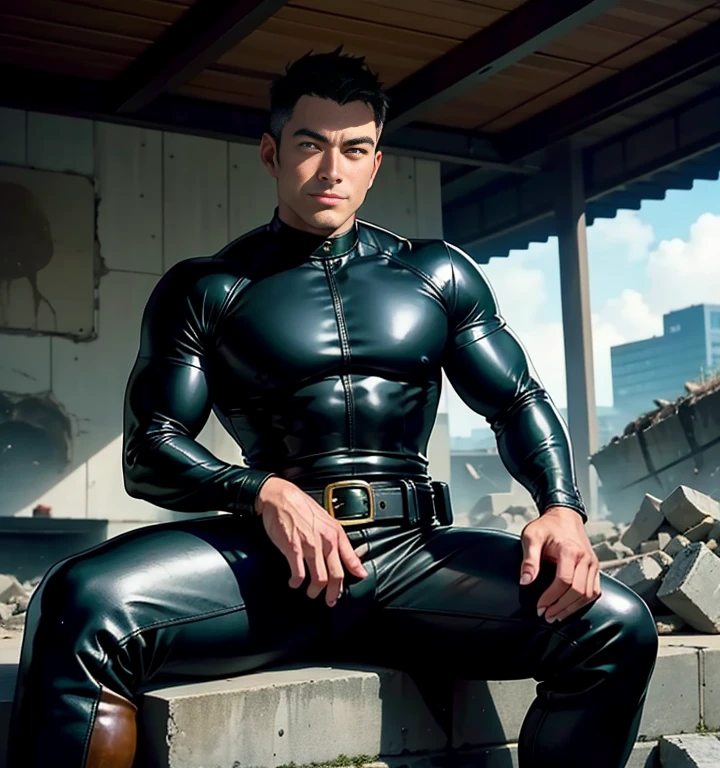 top-quality、masterpiece、超A high resolution、(realisitic:1.4)、详细的脸、独奏、1human male、The upper part of the body、Dark hair、glistning skin、dense skin、(asian human)、japanes,jpn、architectural、(absurderes、hight resolution、ultra-detailliert)、、1 male、Adults、(20-year-old man)、a handsome、tall muscular man、broad shoulder、extra very short hair、angular jaws、thick neck、thick eyebrow、extra very short hair、A dark-haired、fine eyes and detailed face、 Highly detailed CG Unity 8K wallpapers、intricate-detail、(Style Swirl Magic:0.7)、looking at the spectator、独奏、(full body Esbian:0.6)、细致背景、A detailed face、dynamicposes、、Urban background、dynamic compositions、 big muscle、、(Crotch bulge)、a handsome、 ((masutepiece:1.4, Best Quality)), ((masutepiece, Best Quality)), (photographrealistic:1.4)、(((Hero Suit)))、all-fours,Lying, on side,excessive cum in,pistol、police box、my hero akademia、buttock、Big butt、on back、Japan men、cloaks、scarf