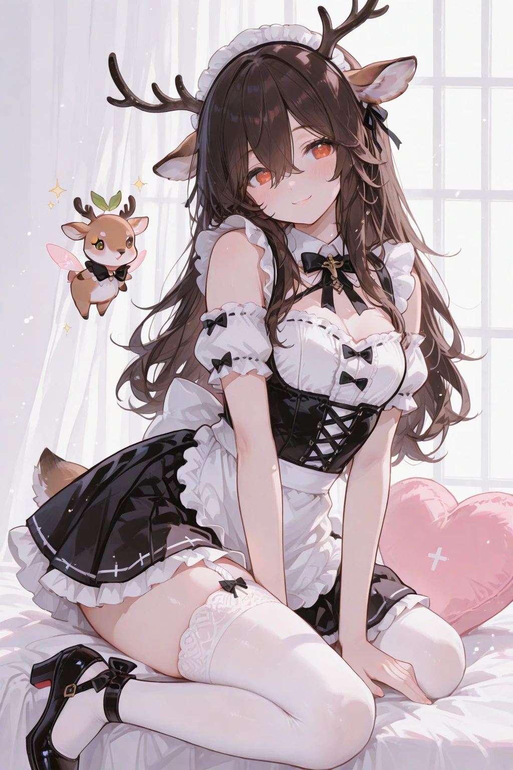 anime girl en sous-vêtements avec un chat et un animal en peluche, Top noté sur Pixiv, Anime Moe Artstyle, Commission complète pour, cute anime Catgirl, Commission du CO, anime Catgirl, Chez Pixiv, Commission des hautes résolutions, séduisante fille d’anime, populaire sur Pixiv, aussi, maaussi kitagawa fanart, Catgirl, pixiv 3dcg