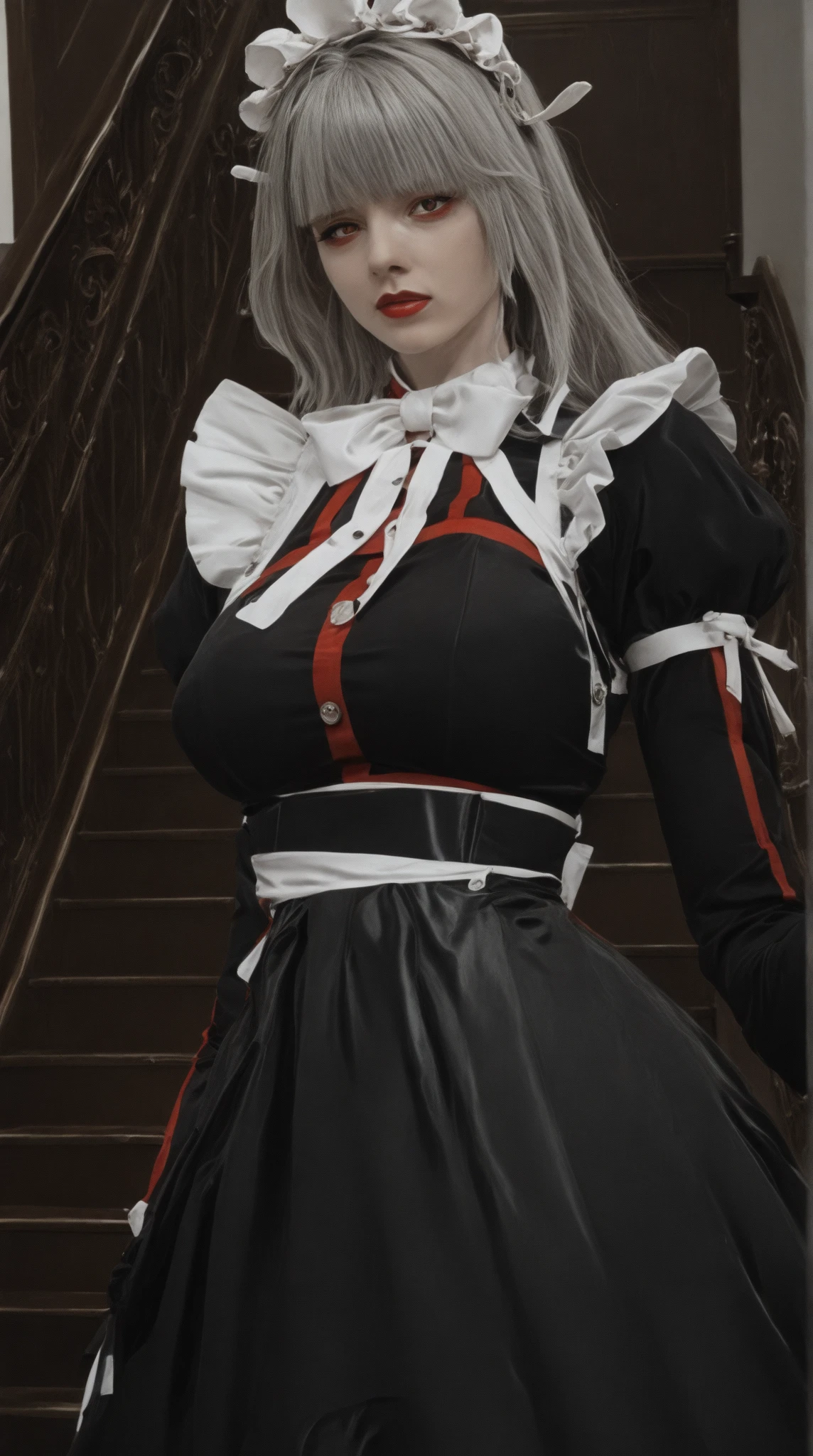 beautiful young girl 14 years old, White hair, tied and gagged, the place is a dark dungeon