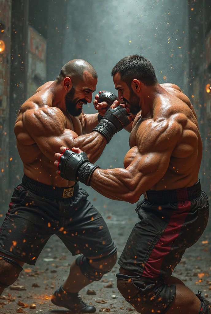 (The best quality, realistic), (dark, feeling) punching at the camera! ( Tyndell Light Effect!) ( Movie lighting), 3D! A person, with meticulous dark circles and a small head! A French-German man in boxer shorts stands and poses in the boxing ring! Red boxing gloves! Punch at the camera!, wearing boxers. Dark skin., ((I like it very much!)), ((The eyes are full of fierce expressions!)) Handsome male, handsome chad chin, handsome and attractive, handsome and elegant, handsome man, sexy masculine and handsome, , handsome Yes, attractive posture, attractive man, attractive man, 40-year-old man! Raise your little head, Cominan wearing boxing shorts and red boxing gloves (close-up portrait!) Show off his furry chest muscles. ( Show your furry chest muscles), (short beard), wear boxer shorts! Show the hairy chest muscles),), (use a short beard,) top space! Charming and serious appearance, (handsome man, punching position, simple clothes, perfect body anatomy, beautiful man's face details, perfect feet, perfect hands! Front shot!!