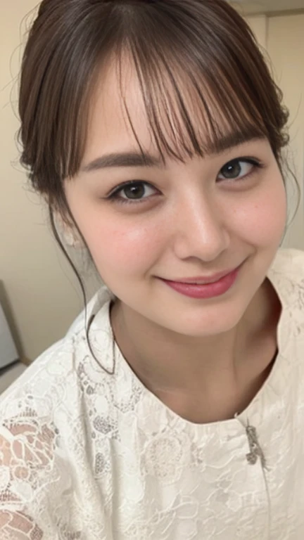 nswf, (selfie shot:2), (from above:1.3),(wearing Bra Top:1.3),(flat chest:1.3),cleavage,(Close Up :1.3), Top quality, 1 beautiful Japanese woman, teen,(18 years old), ,bob cut, (brown hair:1.2), swept bangs, embarrassed,Ultra-realistic capture, Highly detailed, High resolution 16k close-up of human skin. Skin texture must be natural, With such detail that pores can be finely identified. Skin should look healthy, In a uniform tone. Use natural light and color,
