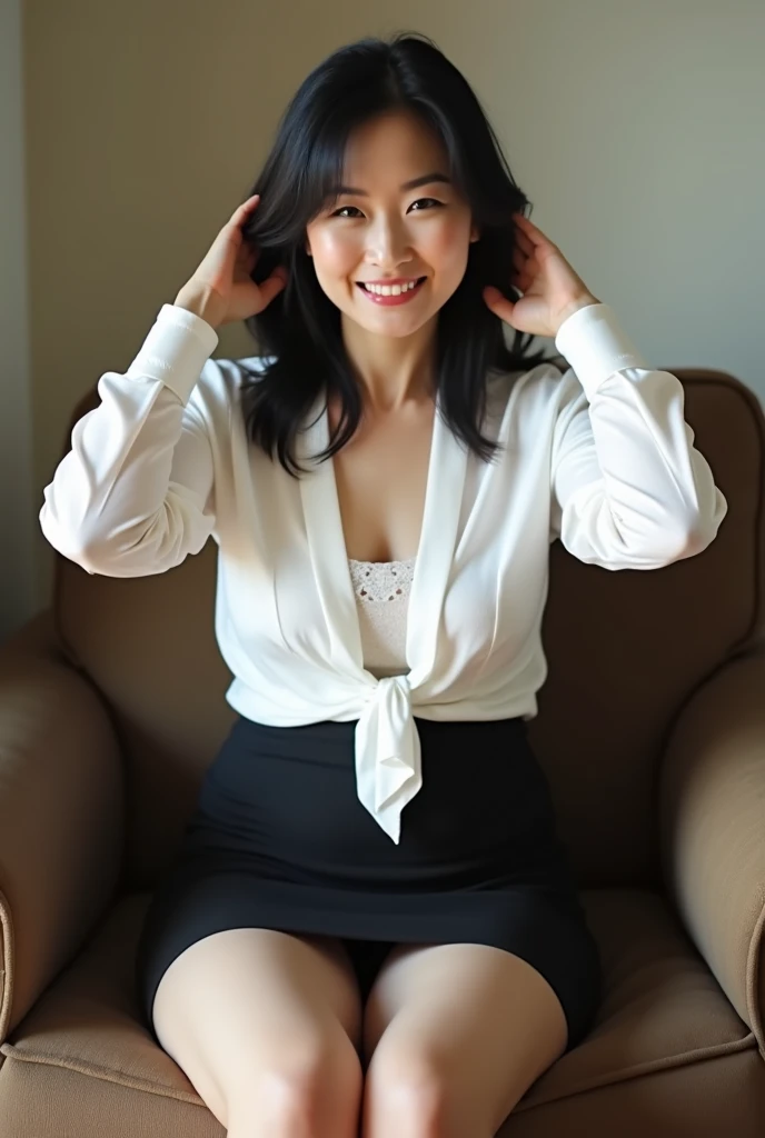 (masterpiece))、((最high quality))、photograph、reality、High resolution、Very detailed、Married women、40 years old、Mature Woman、((naked)),(Plump body)、((White riding ブーツ)),(((Black Leather Boots))),Delicate features、Bondage Fashion,short hair、Realistic background and accessories、Soft Breasts、flat chest,Sexy smile,Plump thighs、studio、Professional Lighting、See through、Saggy breasts、Hunchback、((masterpiece))、((最high quality))、photograph、reality、High resolution、Very detailed、Married women、40 years old、Mature Woman、Crouching with legs apart at 8K、(Sitting on the couch),(Luxurious Hall),(have perfect legs),(Full legs),( girl' Pointed toe thick high heels :1.1),(Accurate、perfect face shape:1.3),超High resolution,Ray Tracing,,reflected light, Correct Structure,Award-winning,High detail,Brighten the shadow contrast,Facial Lighting ,Cinema Lighting,masterpiece,Super Detail,high quality,High detail, 最high quality,16k,High Contrast