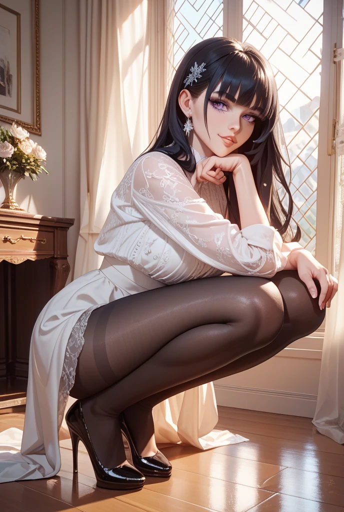 1girl, pillow humping, crotch rub,
from side, dress,, masterpiece, best quality, highly detailed, See-through white shirt 
