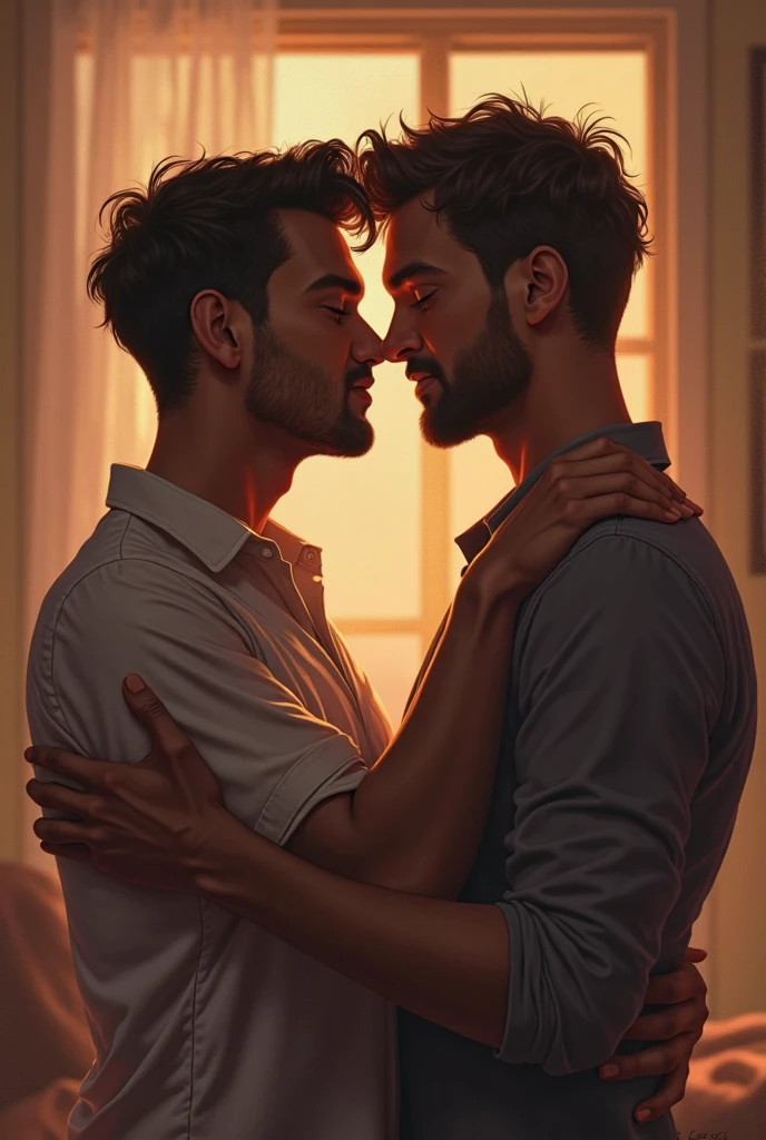 Messi kissing a gay I said to a man