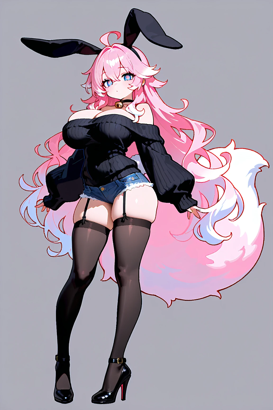 Anime Kawaii sexly Perfect Slim sensual body large breast and huge thighs, An intricate and highly detailed illustration of anime (Young girl) breasts big，Lop，sports attire，bra，clavicle，へそ，，a skirt，smiling, sweetheart, sexly :1.2)(Clean the skin)(glad)][(clothes inspired by &to quote;MINNIE&to quote;) , ILLUSTRATION FOR CHILDREN , clean backdrop]