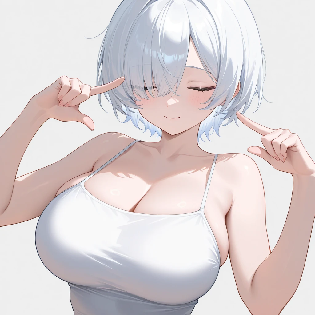a girl, His body matured into its adult proportions, stands out as the central figure of this piece. Her silhouette is characterized by fully developed breasts, quadris mais largos, e cintura definida, enhancing her feminine allure. Her skin is fair, with a natural variation of tone that deepens around her – a subtle detail that underscores the authenticity of her depiction, Seios enormes