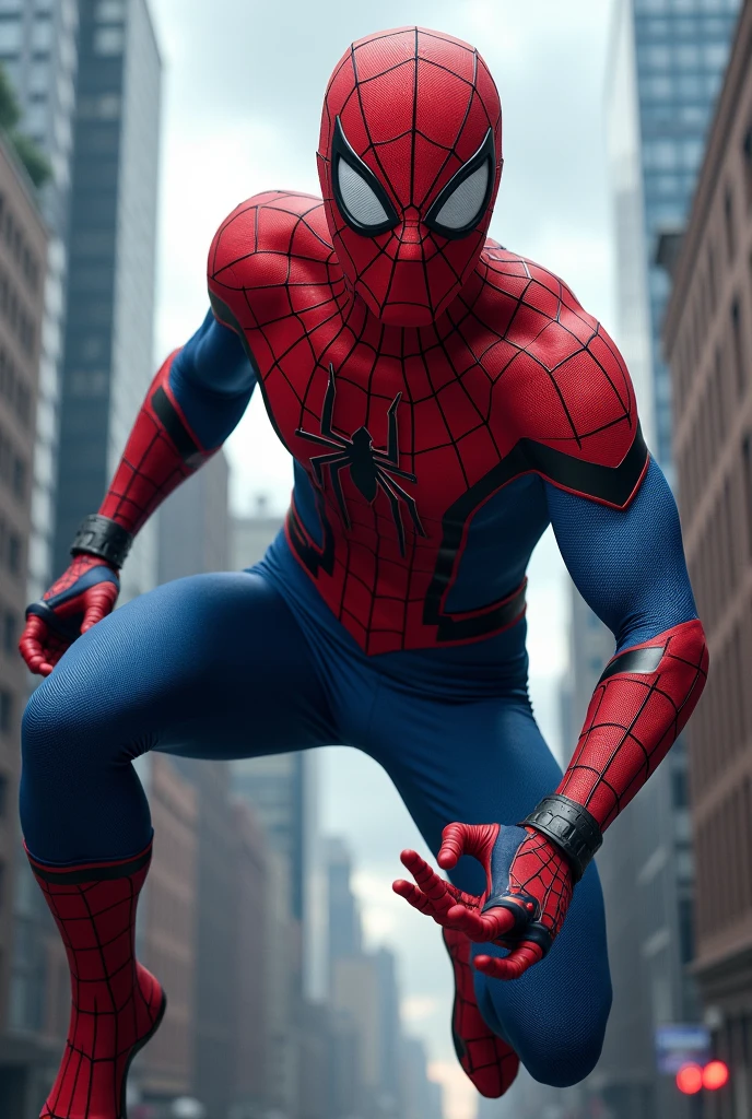 Fatty spider man realistic 