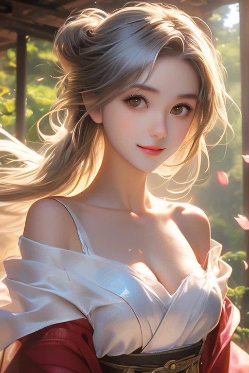  ((best quality)), ((masterpiece)), (detailed), NSFW, small breasts, prominent collarbones, skinny arms, flat stomach, visible hip bones, long hair, red hair, white hair, blonde hair, dark hair, ponytail, thick ponytail, heavy ponytail, Realistic Shadows, Detailed skin, Very small breasts, Hair Ribbon, Very detailed, highly detailed face, Perfect face shape, Perfect lips, Perfect nose, Correct beautiful eyes, Watching Viewer, Best Quality, Single Girl, No bra, No panties, Solo 