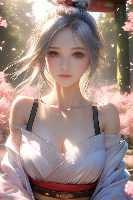 (((master piece))), deeply emotional and visually striking image, young Asian woman, with part of the skin like dragon scales, part of the skin like natural skin, hyper detailed skin, white hair, symmetrical, super stylized, in the Garden of Eden, taking an apple from the forbidden tree, The background with vivid tones, (((hyper-detailed))), (((intricate elements))), (((UHD))), 8k,