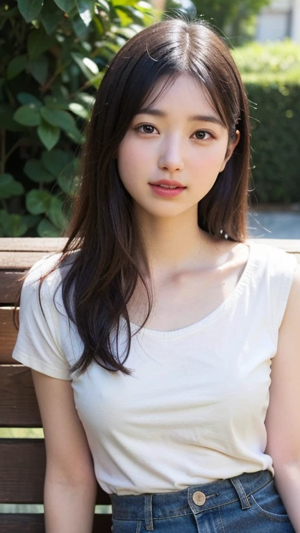 (highest quality, 8k, 32k, masterpiece, Ultra-high resolution:1.2),Photos of cute Japanese high school girls, Very small breasts, Very neatly arranged straight long black hair,Upper Body,Face Focus,, necklace, Simple Background, From above, View your viewers,Facing forward.Stand upright.A neat and tidy honor student.Expressionless.I can see your forehead