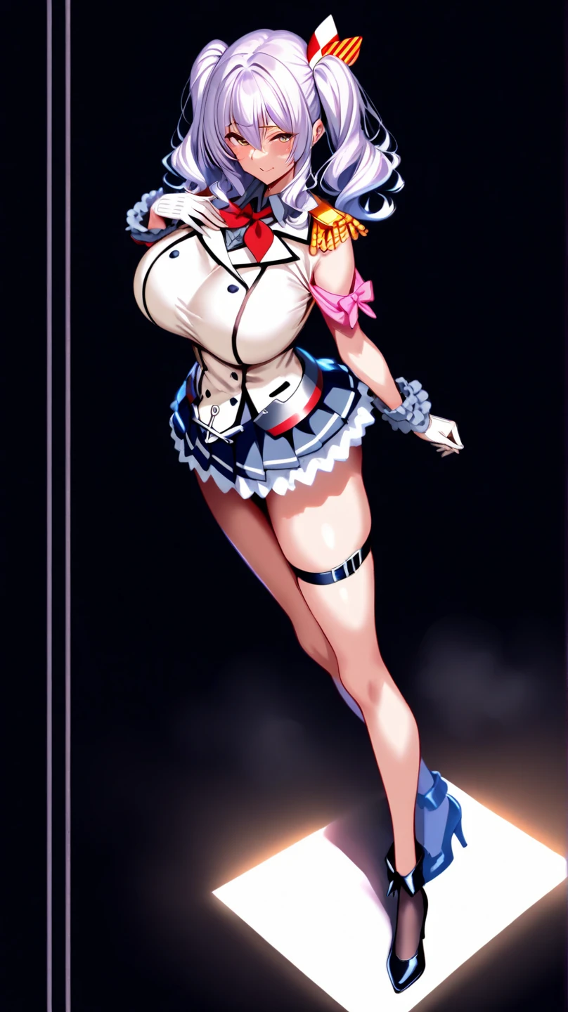 Masterpiece, absurdres,HDR,8k,excited,smirking,best quality, edgClussy,red clown nose, a woman wearing edgClussy,butt <lora:edgClussy_retrained-v2.1:0.7>