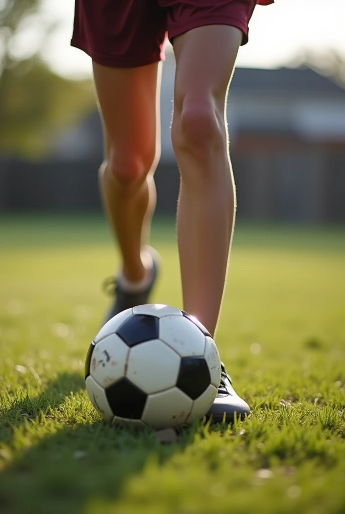 A soccer ball and a soccer player's boot on the left kicking the ball. black and white drawing