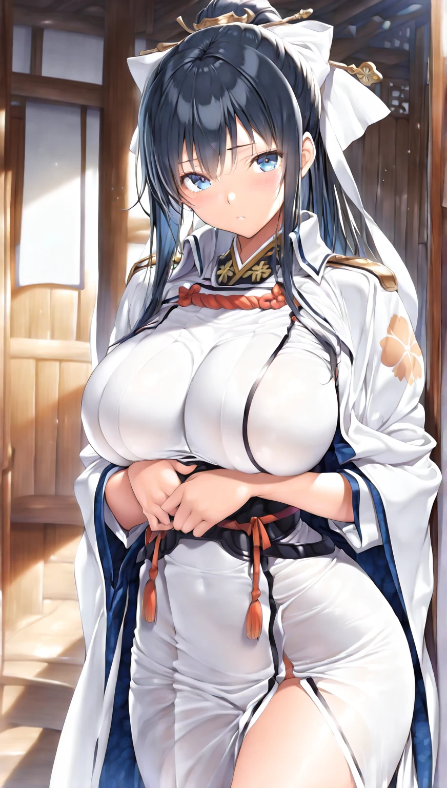 (Woman standing), (naked), pubic hair, milf, slums background, big breast, blue eye, (busty), best quality, high resolution, blush, sad smiling, 1 girl, mature female, Beautiful Finger, Beautiful body, Beautiful Nose, perfect eyes, perfect face, looking at viewer, showing her pussy, embrassing, masterpiece, sweating, nipple hard, nun