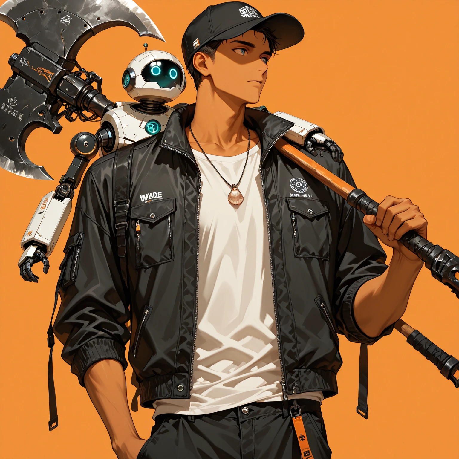 1boy,solo,solo_focus,helmet,Jack,masterpiece,Cooper,<lora:Cooper-000002:0.8>,white beach shirt,short shorts,topless male,