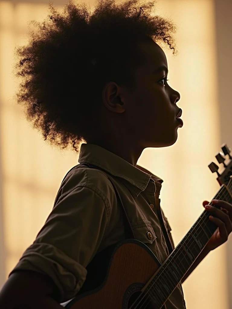 African Child's Heavenly Voice with guitar Brings Simon Cowell to Tears