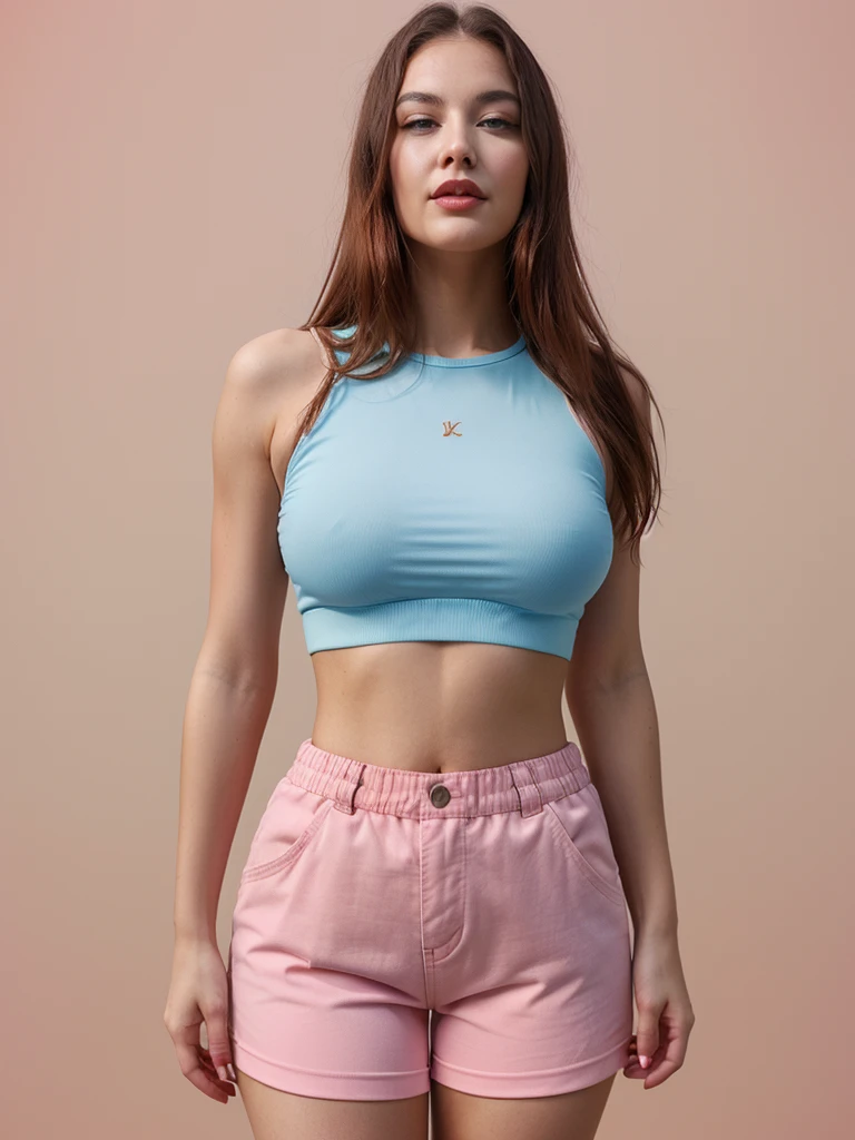 (masterpiece, best quality), (plain background), (cute face), cinematic lighting, pretty girl, perfect body, toned thighs, miniskirt, kawaii, dynamic pose, dreamlike aesthetic