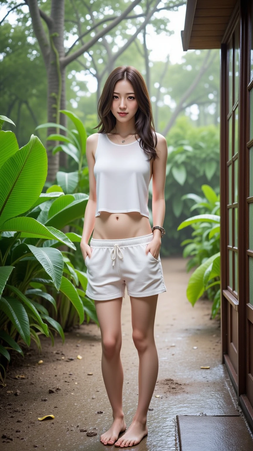 ((Highest quality, 8K, masterpiece: 1.3)), Sharp focus: 1.2, View your viewers, Perfect Style, (((Spread your legs, Sit with your buttocks facing,Face looking at the camera)))), (Open your mouth: 1.5), (close your eyes: 0.88), Attractive feminine body, beautiful, beautiful, The most famous in the world, (Ultra-realistic), (Photorealistic), (Increased resolution), (8K), (Very detailed), (Best Photos), (Beautiful and detailed eyes), (Highest quality), (Super detailed), (masterpiece ), ( wallpaper), (Detailed face), alone, 1 Girl, View your viewers, Fine details, Detailed face, smile, Half Body, See-through underwear, white, Long legs, Narrow waist, Hips, Ultra-fine makeup, Ultra-fine fiber material, Spread your legs, Browsing Caution