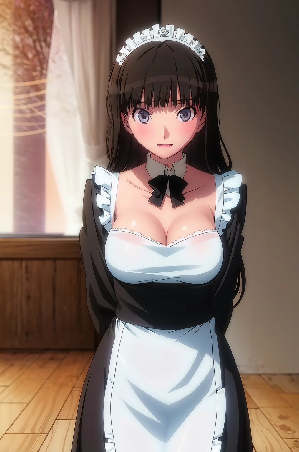 Akeno Himejima,eft_dxd_akeno,16 HD, ponytail,
BREAK (pink bowtie, cleavage, idol clothes, white dress, corset, sleeveless, white gloves, white skirt, layered skirt, thighhighs:1.2)
BREAK indoors, classroom,
BREAK tall body, tall, long legs, mature female, mature, adult, smile, standing, closed mouth,
BREAK (masterpiece:1.2), best quality, high resolution, unity 8k wallpaper, (illustration:0.8), (beautiful detailed eyes:1.6), extremely detailed face, perfect lighting, extremely detailed CG, (perfect hands, perfect anatomy),