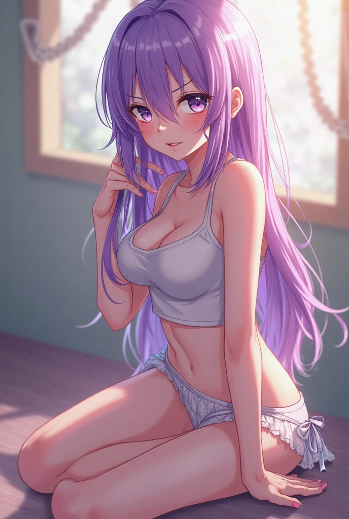 Beautiful girl, cake and icing on her body, squatting, strawberry cake, tower cake, white cake, smeared, whipped cream on her body, long multi-colored hair (light blue/yellow/purple), perfect breasts, sculptural body, big ass, face perverted, BREAK, cakes in the setting, (ultra-realistic), {extremely detailed 8k CG unit wallpaper}, expansive landscape photography, (a low-down view with character focus), (wide open field view) , (low angle shot), (high light: 1.0), (low light: 1.6), (warm light source: 1.0), complex details, (iridescent colors: 1.0), (bright lighting), (atmospheric lighting) , Dreamy, sensuality, magical