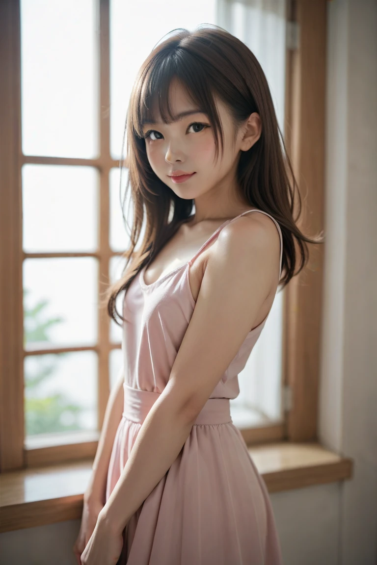 城市: London、Late at night、One lady、An 18-year-old woman、Happy smile、Standing、(8K、Raw photography、top-quality、​masterpiece:1.2)、(realisitic、Photorealsitic:1.37)、ultra-detailliert、
1 girl in、cute little、独奏、Beautiful detailed sky、Detailed Cafe、natta、Standing、(blush of the nose)、(A smile:1.1)、tiny chest、seducting smile、profetional lighting、Sony A7R4、Zessie 50mm f1.8、Beautiful Detail Eye、Autumn outfit、a miniskirt、(short-hair:1.2)、floating long hair、Happy smile、17 year old girl