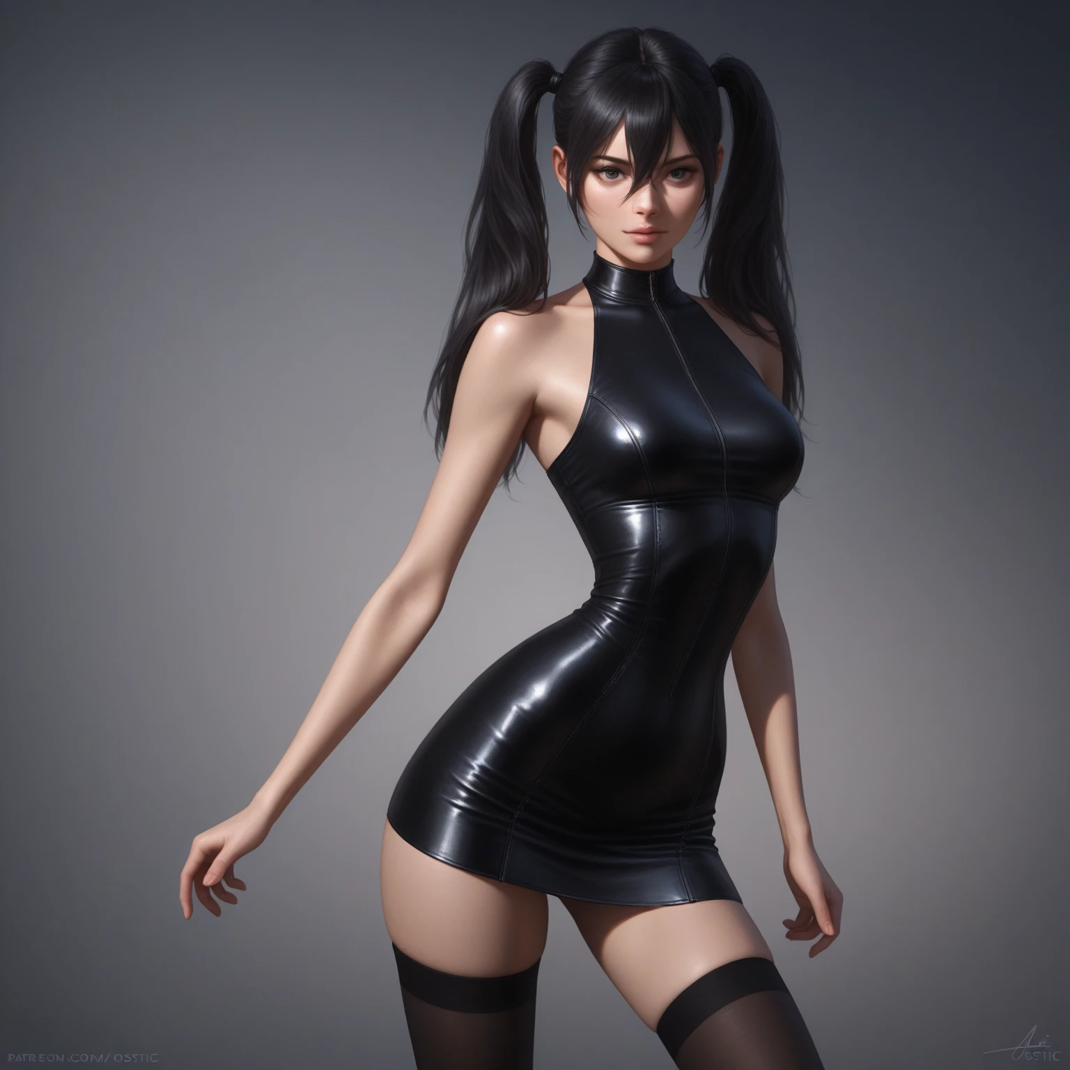 8k, masterpiece, RAW Photos, Highest quality, detailed:1.2),Realistic, Extremely detaileded CG unifies 8k, 8k, diamond, wallpaper, Written boundary depth, (Bright bedroom:1.2), Ray Tracing, (Very beautiful face, Beautiful Lips, Beautiful Eyes,Beautiful black hair), intricate detailed face, ((ultra detaileded skin)) 、(One Girl:1.7), Cute Korean Girl, K-POPアイドル,(Slim figure), ((Viewer Display)), (Shiny bodycon mini dress:1.2),(High neck),(Injection Sleeve:1.1),(Leather Mini Dress:1.5) ,(Opera Gloves:1.5),(Knee-high boots:1.5),Cute Korean Girl,Clear Eyes, walking , (Pale skin),  (Big eyes), ((Full Body Shot:1.5)), Red Mini Dress, Plain Dress, Turn back, Side Shot, Muscular, Healthy Thighs, Thigh Gap