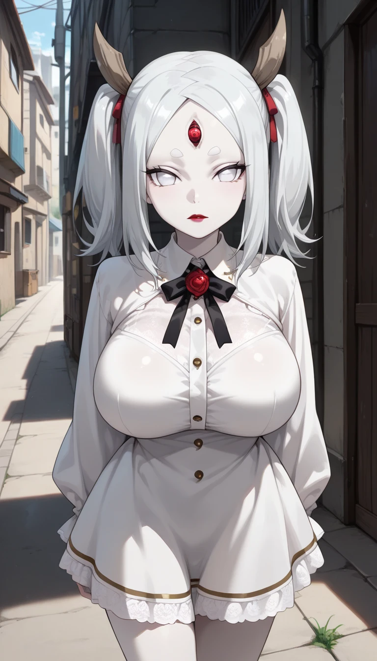(masterpiece,extremely delicate and beautiful,absurdres),1girl, milf, ,thick lineart,(up view:1.2), cute face, big breasts, <lora:G_G2.0:0.8> Goth girl,Goth girl 1girl, pale skin, black hair, jewelry, black clothes, lips, black lips, red eyes, glowing eyes <lora:Coffeelove68 Lora:1> coffeelove68 style,thick lineart
