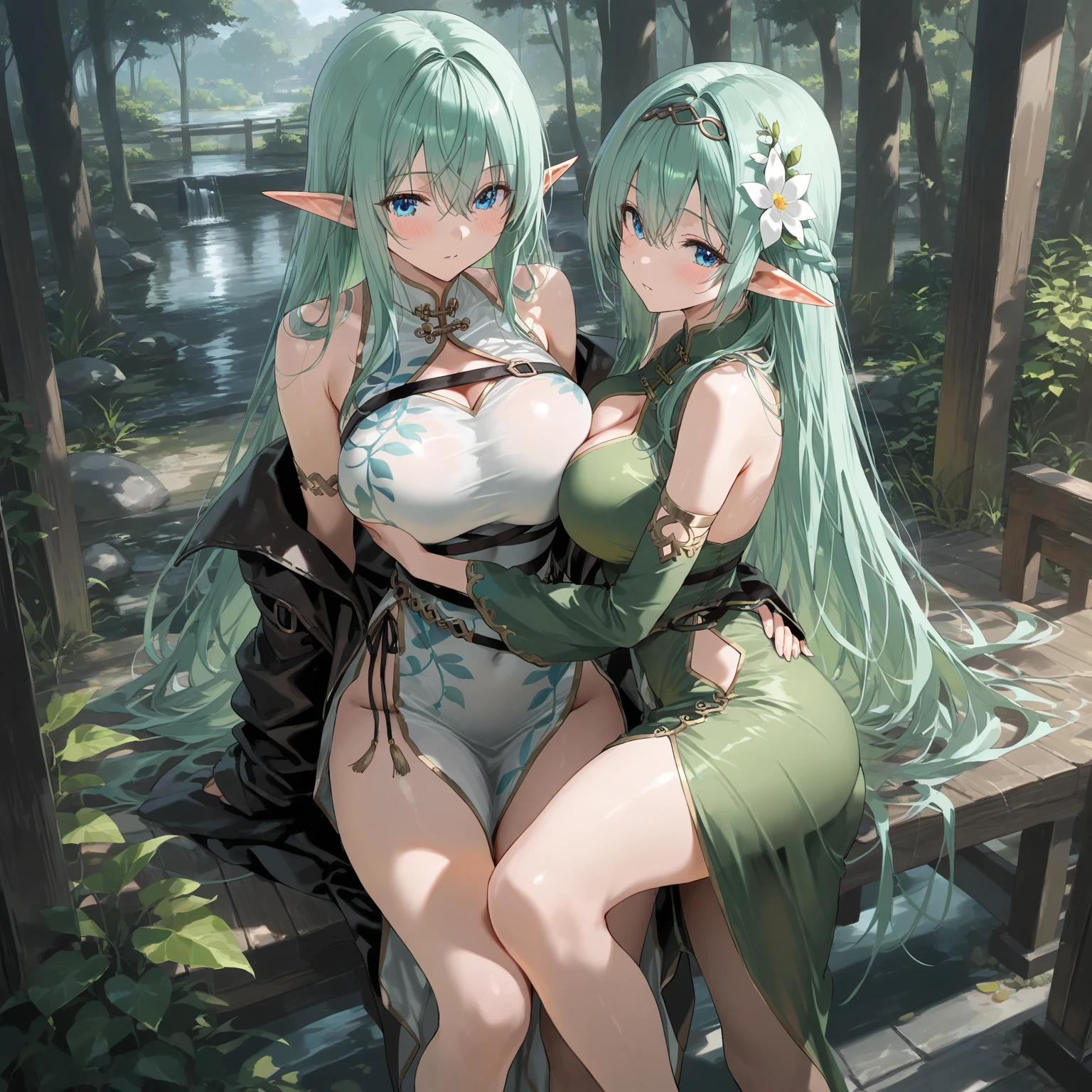 fille youtubeuse,(((1fille))),((extremely mignon and beautiful vert curly-haired girl)), (seins courts:1.4),gros cul,(((vert curly hair:1.35,cheveux très bouclés,cheveux intérieurs colorés,respiration auriculaire,cheveux courts))),(((vert_yeux:1.3))),intricate yeux,beautiful detailed yeux,symmetrical yeux,big yeux:1.3,((graisse)),(((peau brillante:1.5,peau claire: 1.5,peau bronzée,peau brillante,very peau brillante,corps brillant,peau pailletée en plastique,exaggerated peau brillante,peau illuminée,jambes mouillées))),Corps détaillé,(visage détaillé), mignon,salope,séduisant,érotique,(((NSFW))), zettaï ryôiki,vêtements révélateurs,montrer la peau,((mini-jupe rave,bretelles visibles,débardeur ample blanc avec un imprimé d&#39;art anime)),((vêtements mouillés,tenue complexe,vêtements complexes)), (pose dynamique:1.0),gêné,(centré,échelle pour s&#39;adapter aux dimensions,Règle des tiers), ville cyberpunk au bord de l&#39;océan la nuit, avec des enseignes lumineuses au néon et des nuages et des flaques d&#39;eau sombres et orageux, paysage:1.25, photographie artistique,(photographie prise par Sldr),haute résolution, netteté, (ultra détaillé, extrêmement détaillé), (oeuvre photoréaliste:1.37),(extrêmement détaillé CG unity 8k wallpaper),((thème d&#39;arrière-plan synthwave)),(((couleurs vives))),(fond complexe),(chef-d&#39;œuvre),(meilleure qualité),