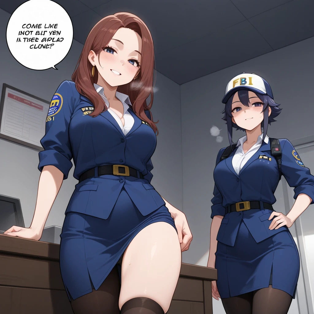 NSFW,masterpiece,Highest quality,High resolution,Super detailed,Sinon\(Sword Art Online\),Police Officer,policewoman,mini skirt,pantyhose,Embarrassed,Estrus,Lust,blush,(Scary face man),A man puts his hands on her waist and hugs her,(Having sex),Insert,Creampie,Night Park,Unpopular place,Cleavage,to kiss