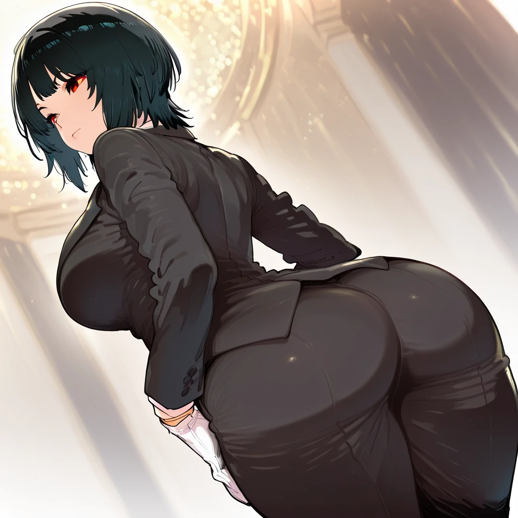 Girl, smile, red lips, long hair, green hair colored, big nose, big tits, big , big ass, big butt, glasses, black glasses colors, black latex suit colors, black latex trousers colors, sexy girl, sexy body, beautiful girl, sexy pose, ass pose, butt pose, ass focus, butt focus, sexy girl pose, realistic pose, in room, (best quality, highres:1.2), 1girl, beautiful detailed eyes, beautiful detailed lips, extremely detailed eyes and face, long eyelashes, medium:oil painting, vivid colors, HDR, studio lighting, ultra-fine painting, sharp focus, physically-based rendering, extreme detail description, portraits, curvy body, big breasts, perfect shape, showing armpit, facing viewer, sweaty, gorgeous, arms up, half body picture, appearing in full frame, sleeveless turtleneck, glasses, best ultra render eyeballs, best qulity render eyeballs, detailed eyeballs,