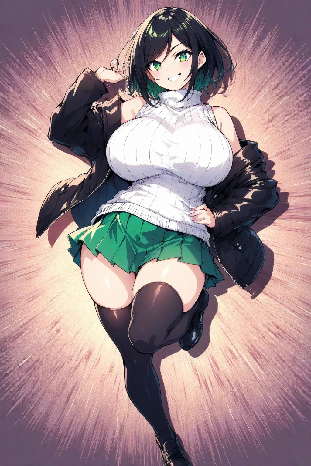   , Croped, , cleavage, slim waist, cropped hoodie underboob, cropped hoodieunderboobhoodie, 1girl, 2 wolf ears, wolf tail, marijuana crop hoodie, crop shorts, marijuana hoodie, spiky hair, spiky fur, green hair, red eyes,marijuana field scenery, tight clothes, perfect eyes, perfect hands, clear resolution, full body, cleavage skin, marijuana plants, open hoodie, marijuana scenery, black thigh high socks, full body, earrings, 1girl, skirt,  cleavage, slim waist, cleavage, slim waist, hair pulled back, 