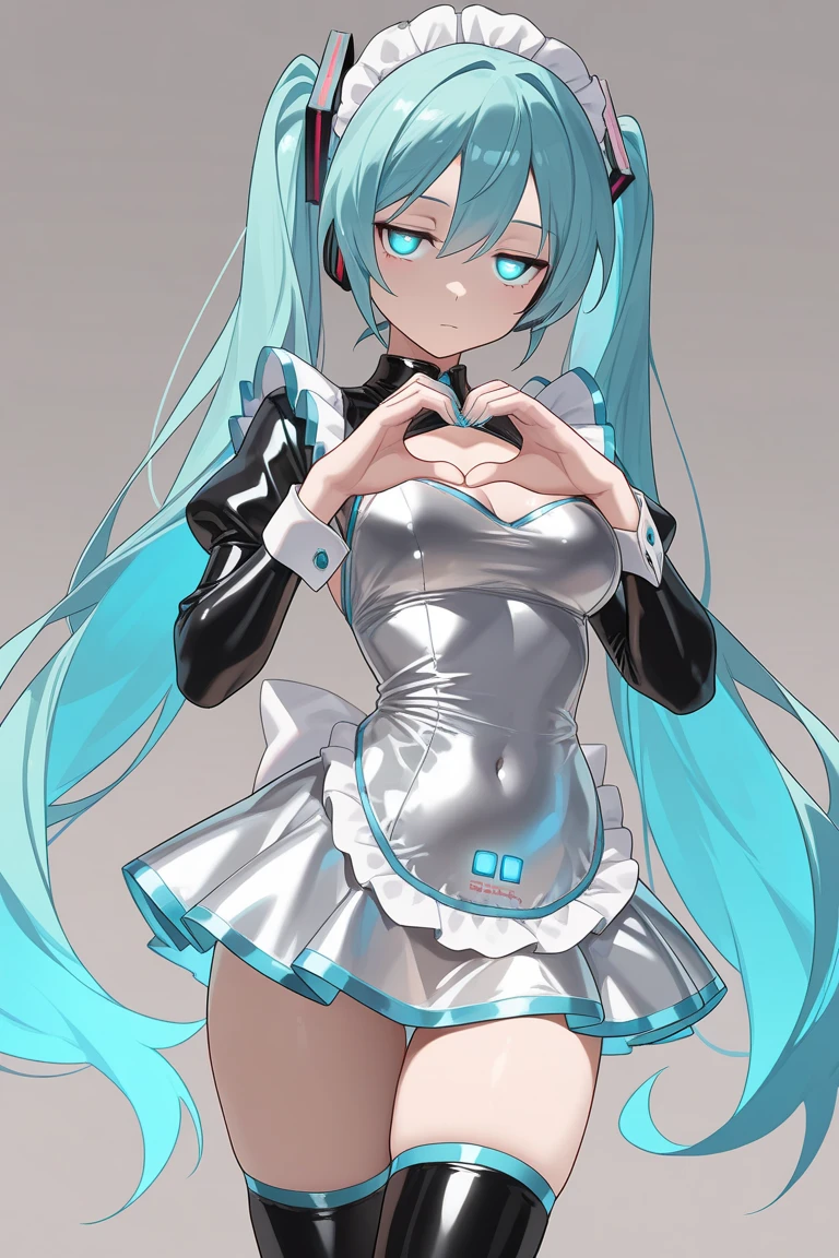 Best Quality,High resolution,8k,(plain white background, no patterns, no textures, just a plain white background:1.3),Masterpiece:1.2),beautiful girl,(focus face),Shiny light blue hair,messy hair,Beautiful light blue eyes,A girl with a cute face, dressed in a glossy, high-shine outfit that incorporates a variety of vibrant colors, highlighting the concept of "absolute territory" (zettai ryouiki). She wears a mini skirt and knee-high socks featuring a mix of bright, contrasting colors with a sleek, reflective finish. Her top is colorful and shiny, adding to the overall vibrant look. Her eyes are glossy, and her accessories, such as earrings and a necklace, have matching vivid colors and a glossy appearance. The background is pure white, emphasizing the colorful, shiny details of her outfit and features,Gentle look,A refreshing look,smile,Best quality,Best Quality,Aesthetic and aesthetic:1.2,Best details((Super detailed))(High-definition CG illustrations),Slender body