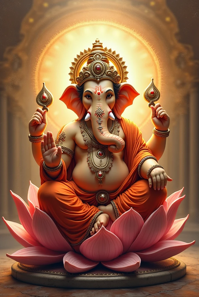 Generate 4k images of lord ganesha in randomly