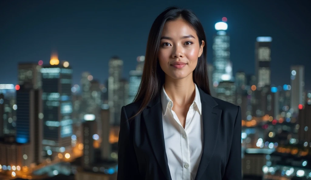 (1 girl, (The buttons on the front of her blouse are undone.:1.2), Beautiful Japanese actresses,
(RAW Photos, highest quality), (Realistic, Photorealistic:1.4), masterpiece,
Very delicate and beautiful, Very detailed, 2k wallpaper, wonderful,
finely, Very detailed CG Unity 8k 壁紙, Very detailed, High resolution,
Soft Light, Beautiful detailed girl, Very detailed目と顔, Beautiful and detailed nose, Beautiful and detailed, Cinema Lighting,
BREAK
(Snowy night cityscape as background 1.3), City lights,
Perfect Anatomy, Slender body, Medium breasts, kind smile, medium shot or cowboy shot, SFW)