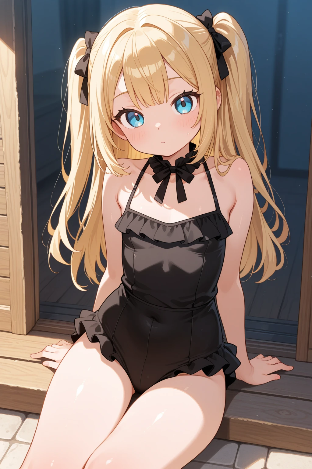 (masterpiece、最high quality、high quality、High resolution、Super detailed) )Decadent atmosphere、(In a dimly lit and gloomy amusement park、Girls wearing light camisoles seduce men、Negotiate prostitution)、Line of sight、BREAK、NSFW、(See-through camisole)、Sexy Lingerie、 (((NSFW))) (((infant))) (((5 years old))) (((透明白See-through camisole)))(((Long blonde)))(((Photographed from the front))) ((Hair Bun))(Very long hair))((Blunt bangs))((Bitch))((tsurime))((Big eyes))((Skinny body))((expensive))(Pale skin))((Botanical Prints))((infant))((Showing nipples under shirt))((Showing her crotch under her skirt))(Pale skin))((Botanical Prints))((infant))((nsfw))((((5 years old)))(((infant)))((Lolita))