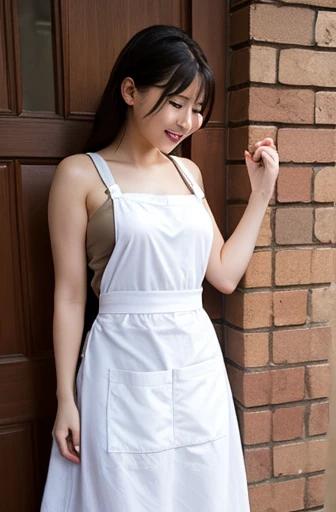 NSFW、(Her AAA cup bust is visible.、 slip out、No apron on、I can see your flat, firm chest:1.2)、Not wearing panties、I can see her 、((Low angle shot from below)))), (((Lift up your skirt and show your crotch to the camera)) ), Very slim, Super be familiar with, masterpiece, Highest quality, ultra High resolution, 8K, High resolution, Realistic live-action, Anatomically perfect body proportions, Nikon Z9 80mm Lens, be familiar with、 (((Please lift your skirt and show your pussy to the camera.))),A neat and clean female college student、 people々、((Naked and wearing only a white apron、Naked sexy white apron))、Outside the stadium、(Became a slime、Little tit、flat 、Little tit)、Photorealistic、be familiar with, Skin Texture, 超be familiar withな、Delicate and sexy collarbone、Laughter、超be familiar withな顔、be familiar withな唇、be familiar with eye、double eyelid、sit cross-legged、Please bend your knees、Squat、I can see her pussy through her skirt、