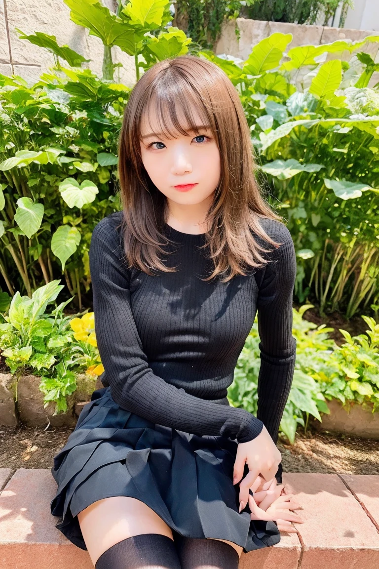 best quality, ultra high res, (photorealistic:1.4), 1girl, off-shoulder white shirt, black tight skirt, black choker, (faded ash gray hair:1), looking at viewer, Cleavage、tits