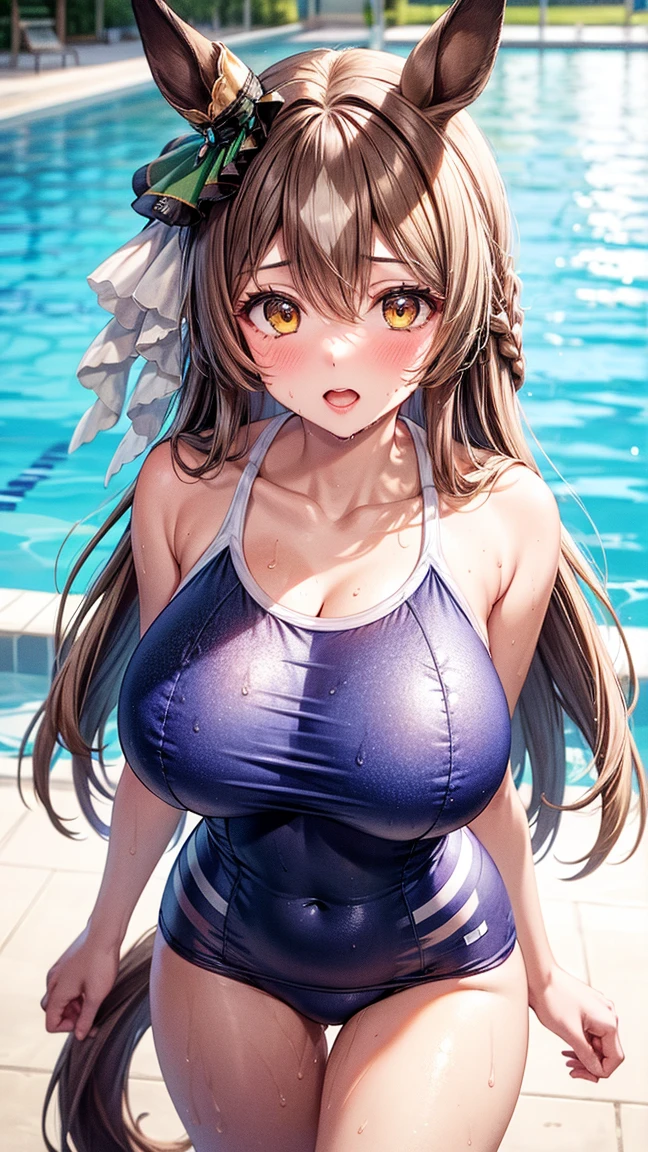 (((masterpiece, best quality))), (((superior quality))), cute girl, ((extremely detailed girl)), ((huge breasts)), bare shoulders, yukata, strapless top, happy, 4k