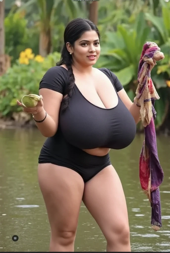Beautiful elderly woman, cute,sexy,55 years old,,sexy, old woman,freckles, super long suckable droopy tits:1.6 Big saggy Breasts, torpedo tits, ((Banana shaped tits:1.4))Nude, popped out, nipple seen, one boob out, , Side boob, Curly Hair bunches like a school girl, loop earrings, hair bunches, cute hair, rosey cheeks, Create a highly detailed and realistic oil painting of a Filipino woman bathing. She has long, dark hair, and is depicted in a warm, intimate setting with sunligh. wet skin, wwater dripping from her breasts
