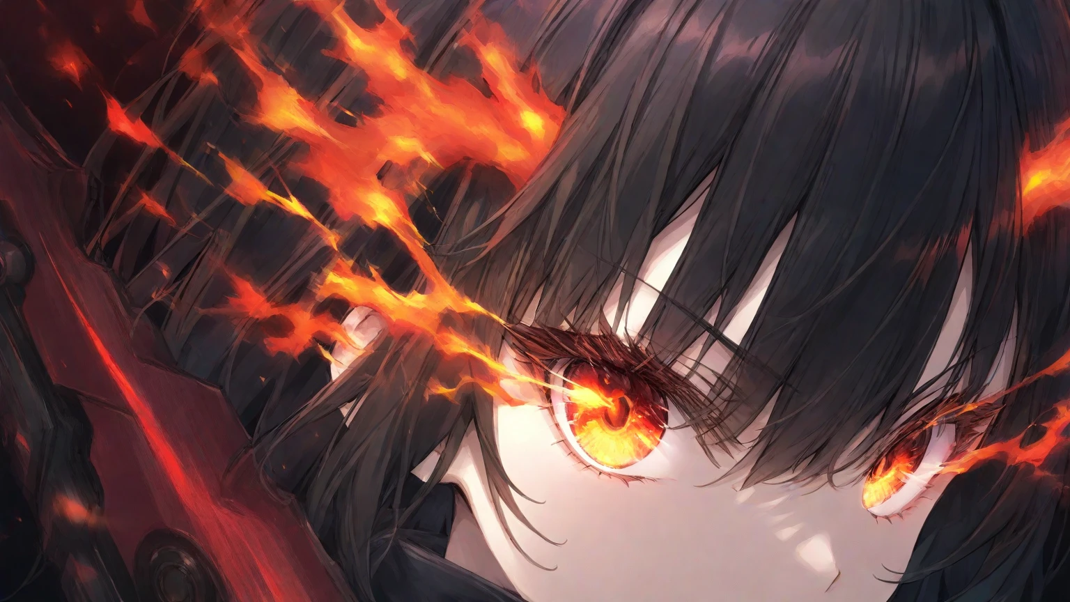 A beautiful girl sadistic psychopathic face, background blood pool,white hair, covered in blood ,Smart lighting, aesthetic, cinematic