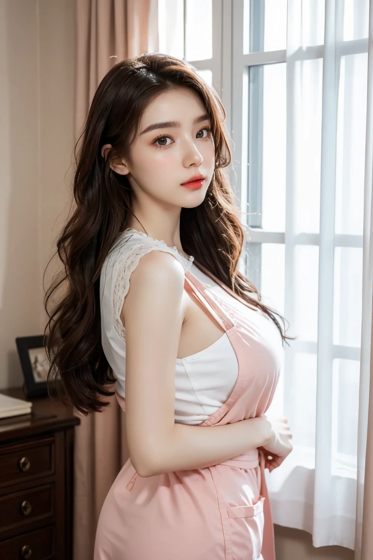 RAW photos,best qualtiy,tmasterpiece,very fine and beautiful,The is very detailed,CG,unified,8k 壁纸,Amazingly detailed,Fine and detailed,tmasterpiece,best qualtiy,offcial art,The is very detailed的 CG unified 8k 壁纸,The is very detailed,A high resolution, The is very detailed, Pubic area is clear, Focused, (best qualtiy), (realisticlying, fidelity:1.6), 8k, softlighting, high high quality, Cinematic lighting, 1girl, at centre, full bodyesbian, brown hair, (sweat leggs:1), perfectfingers、long whitr hair