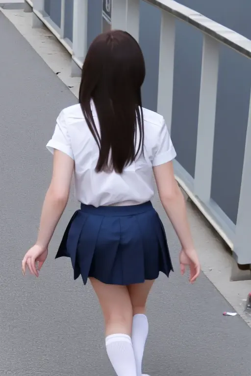 8K, nffsw:1.2,, (hyper realisitic:1.35), (Realistic:1.4), 1 beautiful Korean girl,__expression__,(School uniform:1.4),独奏、Please turn around and show me your butt, standing on his back looking back, Show more ass, hands on butt、12-year-old woman、A smile、Legs open、White cotton fabric panties、white sock、Plaid school miniskirt、A smile、bangss、、A dark-haired、eye shadow、Crab crotch、 (Butt view), Perfect ass、waist - shot、Bend over and stick your ass out and show it、thigh closeup, bottom body close up、Woman showing off her butt underwear illuminated from behind,、Crowded intersections、A path that many people take、Bustling downtown、