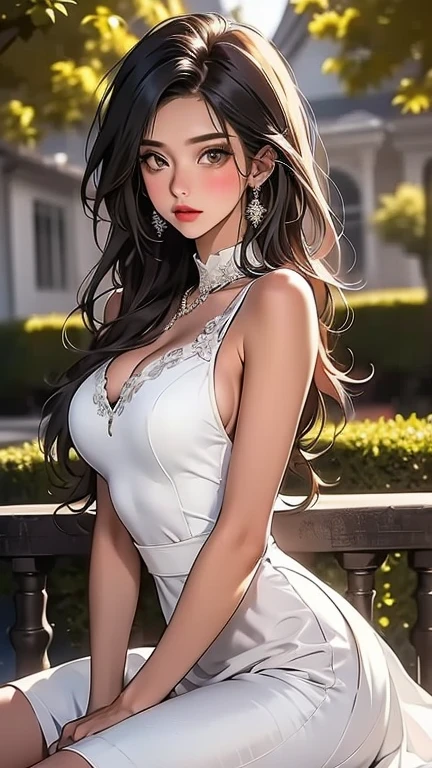 Mature Woman、Japanese、Medium Hair、Big Tits、nude、Black Hair、Long Hair、