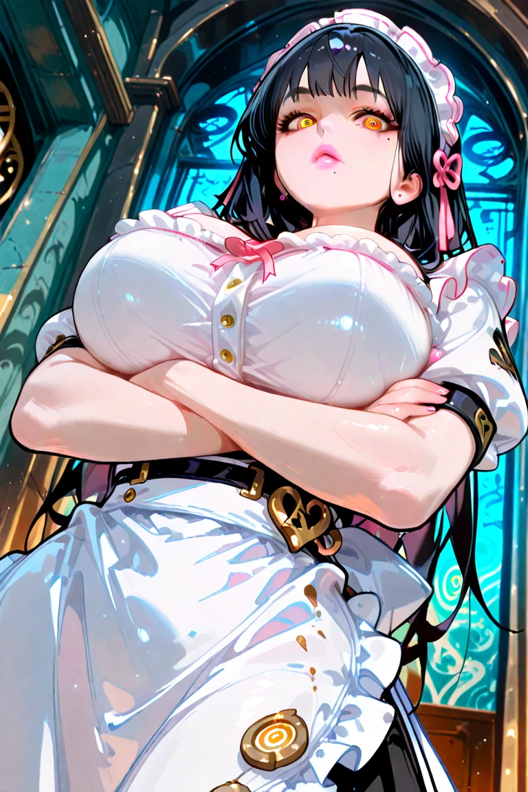 (((group of little princesses))), (in the bedroom), Various hair styles, harem, He wore ceremonial clothing., nighttime, detailed face, , short skirt, mule, Sleeveless , Show your armpits, nighttime, starry nighttimeหน้าอกใหญ่,Show your breasts,The cracks are clear...,((big tits))，(pubic bone), rift, visible chest, ((bare breast:1.37)), I see bulging nipples.,(((large areolae:1.4,pink,The nipples are clearly visible.....))),
