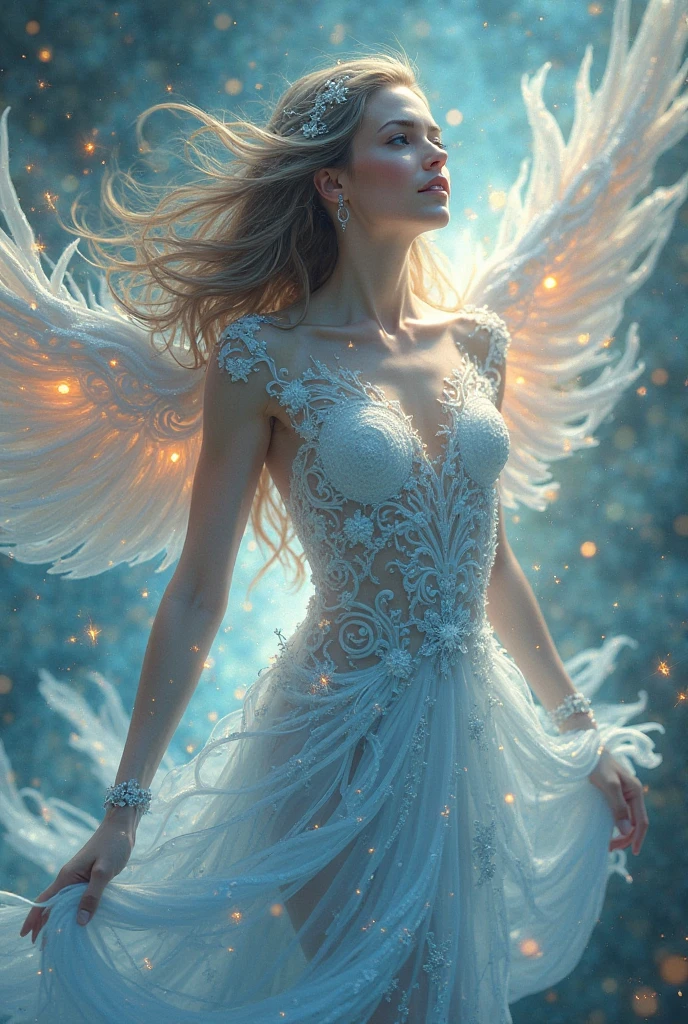Angel Day, name day greetings high resolution, photo realistic, 8k, the depth is beyond the sharpness,