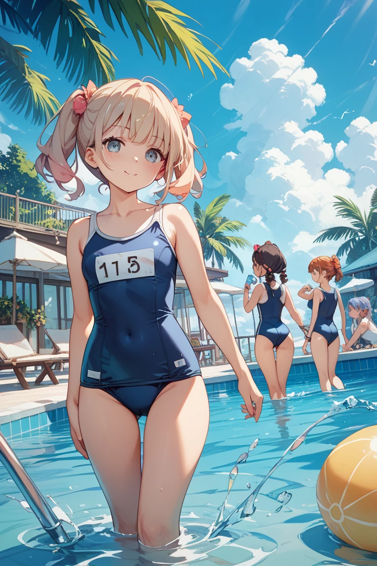 ((A plump and squishy lady:1.3)),((surprise!!:1.3)),(((For womenレースパンティー,((open crotch pantie)),transparent,Erotic lingerie,Big size,Open crotch underwear))),Highest quality、High resolution、Detailed Background、(Beautiful face in every detail:1.4)、Anatomically correct、(Detailed facial expressions)、(fine grain:1.2)、 beauty、cuteカラーの髪色、Braided Ponytail、Braided bob cut、Braided twin tails、Navy School Swimsuit、(Flat Chest)、Perfect body line、Thick thighs、Please show me your whole body、
(Wearing a pink school swimsuit(((5-people)))Beautiful ladies having fun in the school pool:1.5)、
Big smile、Laughing with your mouth open、My whole body is wet、My hair is wet too、Fun atmosphere、Embrace each other、cute仕草、cute,,(((ベルトとストラップ付きのFor women下着セット,Metal Chain,Sexy Lingerie,4 Piece Set,Porn Wear,Nightclub Temptation,For women))),((((Wearing a Japanese festival happi coat))))),(The pussy line appears),