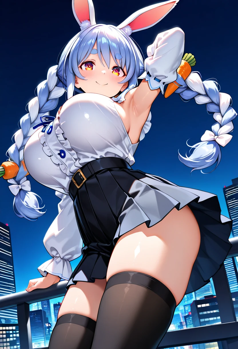 ((3girls))、bunny girl、white rabbit ears、wrist cuffs、black leotard、sagging breast、(milf、Mature Woman:1.3)、Black fishnet stockings、garter belt、blue_archive、{{{Ichinose Asuna、Blonde、long hair、hair over one eye、Light blue bunny suit}}}、{{{Ganyu Ako、Light blue hair、Short Hair、Light blue eyes、Light blue bunny suit}}}、{{{Hasumi Hakawa、Black Hair、long hair、Black Eyes、White bunny suit}}}、Halo、casino、casino、casinoテーブル、Black high heels